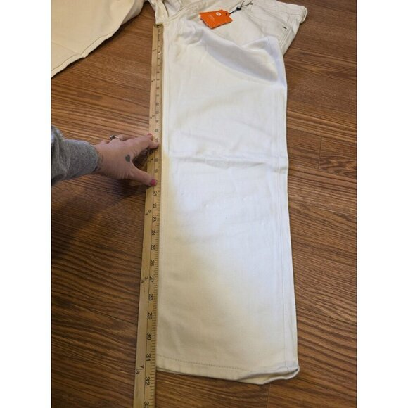 YoungLA Baggy Jeans Mens Sz 34L x 31 Off-white #609 Straight Leg NWT Sold Out - Picture 9 of 14